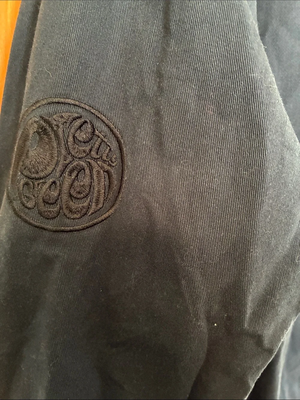 Pretty Green Navy Hooded Military Pullover Jacket Sz M